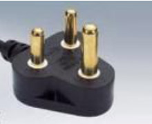 Indian 3-round prong plug